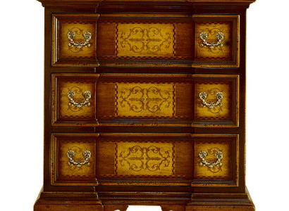 Italian Furniture Brown Classic Chest of drawers Wardrobe Wood Cabinets Furniture Consoles