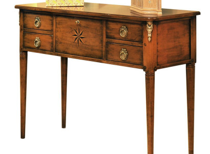 Furniture Style Baroque Design Wood Italian Furniture Console table Brown Sideboard