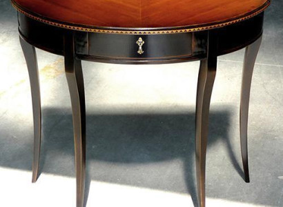 half round Console Wood Consoles Telephone Table Hallway Side tables Wood Solid