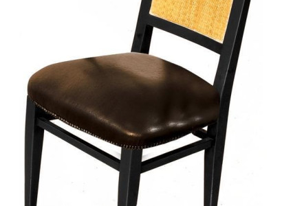 Dining room chair Luxury Art Deco Chairs Leather Design Wooden Chair Italian Furniture