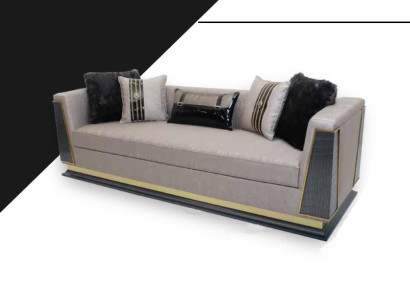 Classic Sofa 3 Seater Design Living room Furniture Three Seater Fabric Sofa