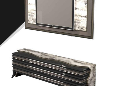 exclusive s Sideboard with television panel Wall unit Chest of drawers Lowboard TV cabinet 2 pieces