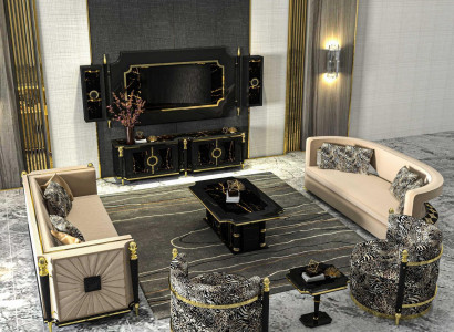 Classic Sofa set 3+3 Seater 2x Armchair Luxury Furniture Couch Suite