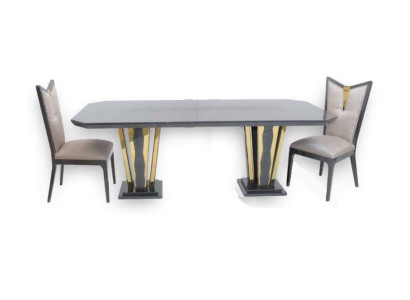 Dining set Dining table with 6x chairs Armchair Dining set Dining set n Furniture