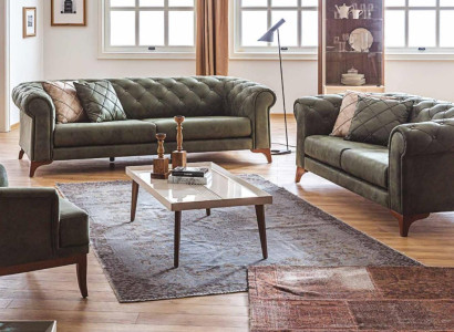 Sofa set 3+2+1 Seater Luxury Sofas Set Wood Living room Complete Couch Sofa