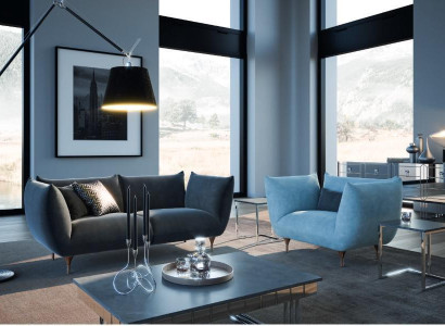 Sofa set 2+1 Seater Textile Sofa Couch Luxury Suite Design Modern