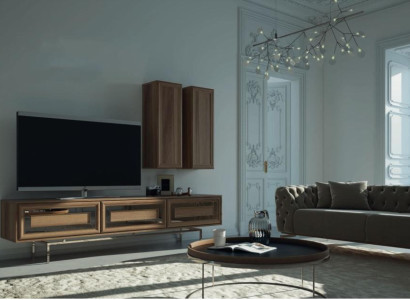 Luxury Wall unit luxury Living room TV Stand Modern Wood Designer TV cabinet television