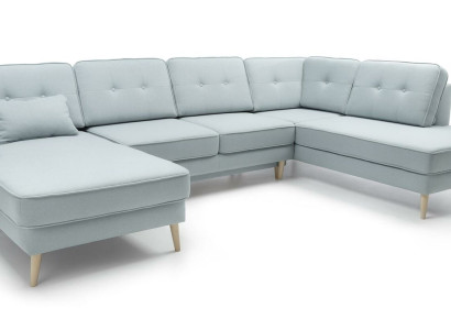 Living room Furniture Corner sofa Textile sofa Design Sofa Corner sofas U-shape Modern Upholstery
