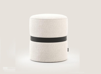 Designer White Upholstered Stool Bedroom Furniture Modern Side Stool
