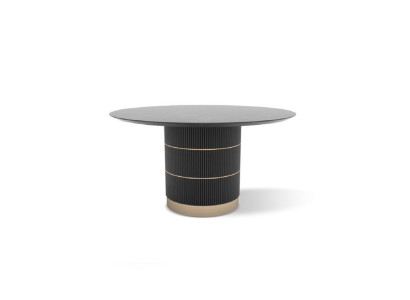 Tables Round Dining table Luxury Dining room Furniture Designer Table Metal base