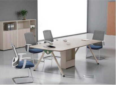Conference table Wood Office furniture Design Table Furnishings Study room