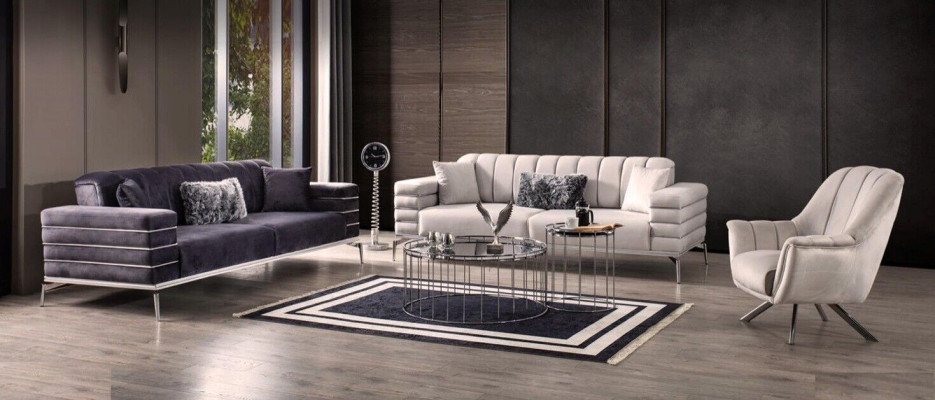 Sofa set 3 3 1 Design Couch Upholstery Sofas Modern Group Set new