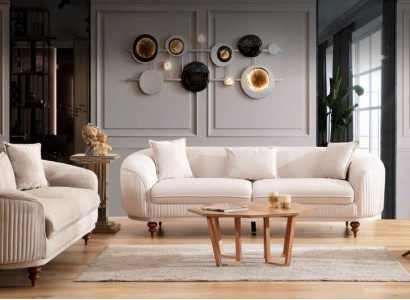 Sofa Couch Velvet Upholstery Seat 321 Seater Suite Design Wood Sofas new