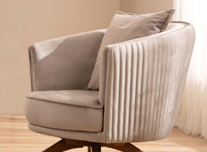 Design Armchair Couch Upholstery Luxury 1 Seater Textile Velvet Single Seater new