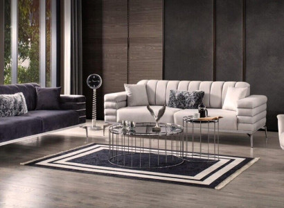 Sofa Velvet Upholstery Seat 3311 Design Sofas Metal Suite Couches new