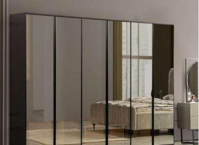 Bedroom Cabinet Wardrobe Glass Luxury Modern Design new