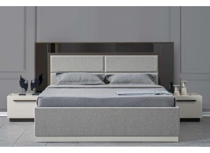 Bed 2x Bedside tables 3 pcs. Bedroom Design Luxury Italian Style