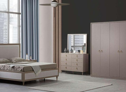 Bedroom Set Bed 2x Bedside tables Beds Italian style 5 pieces. new