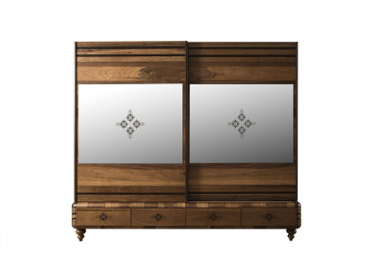 Modern Wardrobe Luxury Wardrobe Wood Cabinets Brown Bedroom