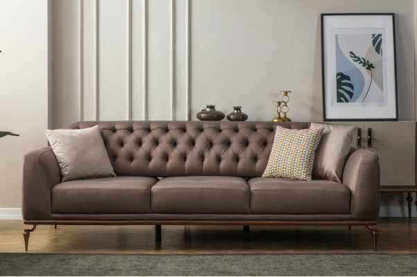Three-seater sofa couch designer furniture living room modern seating furniture new