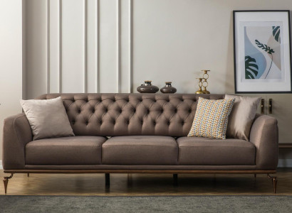 Three-seater sofa couch designer furniture living room modern seating furniture new
