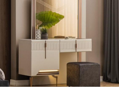 Luxury Furniture Designer Dressing table with Mirror Stool new Bedroom
