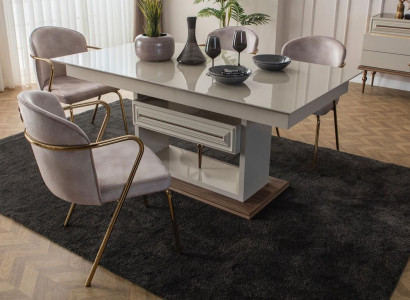 Dining room table Dining table Tables Modern Dining room Designer new Beige