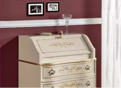 Luxury design new chest of drawers in brown wood available to order