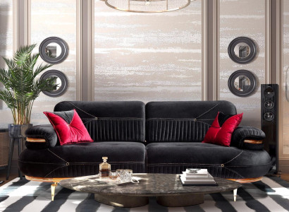 exclusive s 3-seater sofa modern new textile design living room