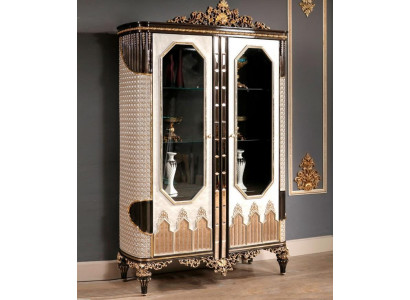 Classic Display case Luxury Wood Display case Cabinets Designer Glass Doors Wardrobe