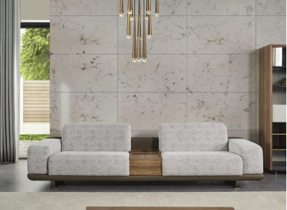 Four Seater Sofa Couch 4 Seater Gray Fabric Modern Fabric Sofa Upholstered Sofa