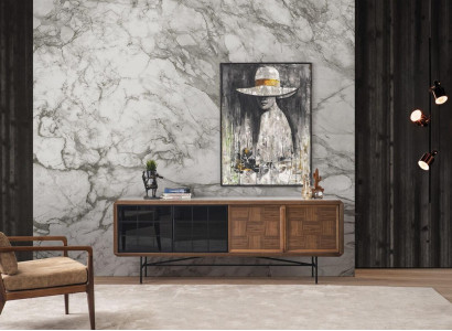 Sideboard Dining room Sideboard Chest of drawers Wood Brown Wardrobe Chests of drawers