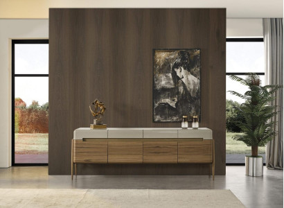 Sideboard Sideboard Chest of drawers Wood Brown Dining room Wardrobe Chests of drawers