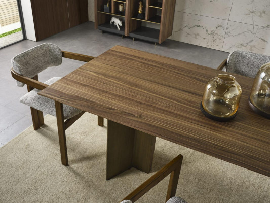 Dining room table Dining table Table Dining room Dining room 208 cm Wood Brown new