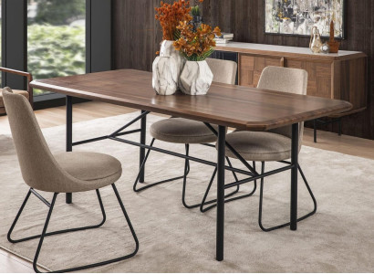 Dining room table Dining table Table Dining room Dining room 205 cm Wood Brown
