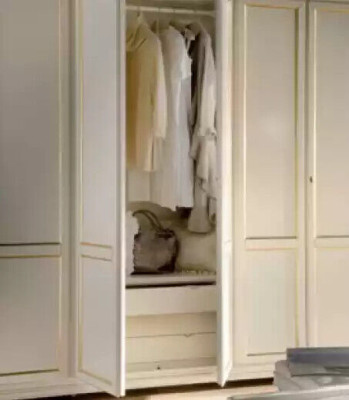 Wardrobe Beige Luxury Furniture Italian Furnishings Bedroom