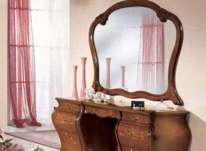 Dressing table set mirror bedroom furniture design 2 pieces
