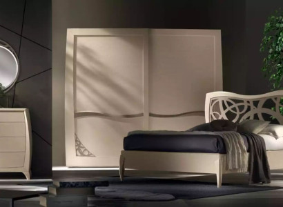 Complete's Bedroom Set Design Modern Luxury Bed 2x Bedside table 6 pcs new