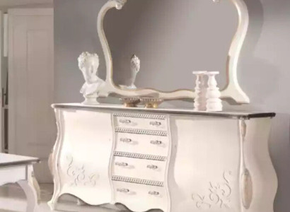 Sideboard with Mirror Living room Sideboard Wood Furniture Design White new