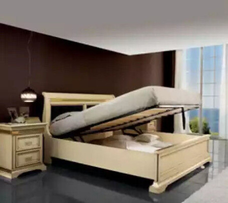 Bed 2x Bedside tables 3 pieces. Bedroom Set Designer Luxury Complete Sets