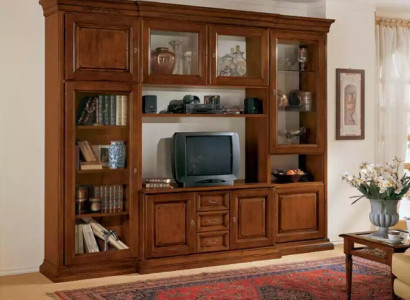 Living room Furniture Wall unit classic Italian style Wood Furniture new