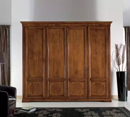 Bedroom Wardrobe Wood Italian Furniture Cabinets Wardrobe