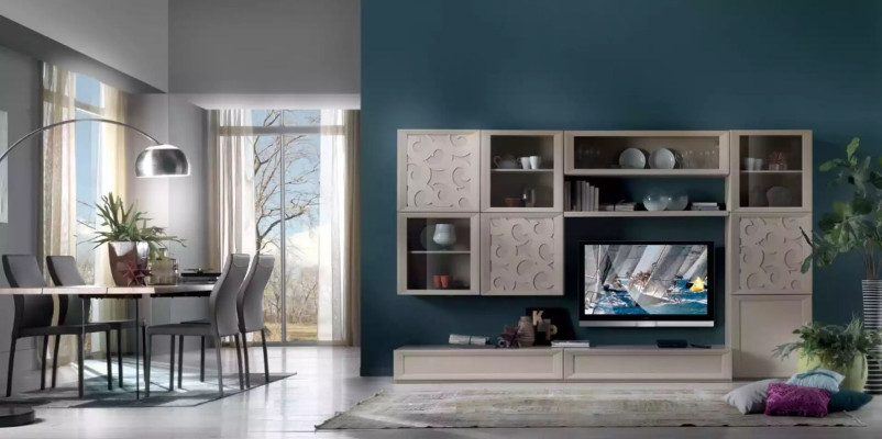 Living room Set Display case Chest of drawers Wall units TV Lowboard Design Wardrobe new