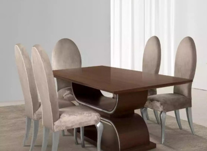 Dining set luxury dining table 4x chairs dining set table complete set 5 pieces