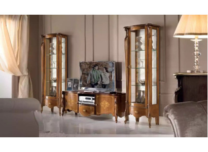 Wall unit Living room Set Display case Wardrobe Shelf Set 2x Display case Wall new