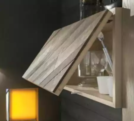 Design Living room Set Display case Wall shelves Wall unit Shelf Cabinets 4pcs.