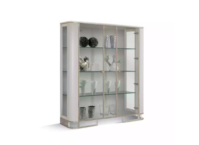 Display case Wood Luxury Classic s Sideboard Design Furniture Italian White