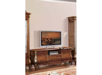 Brown TV Shelf TV cabinet Sideboard Living room Furniture Wood Stand Chest of drawers