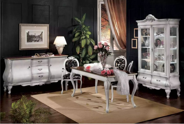 Wood Display case White Sideboard Design Cabinets Italian Furniture Wardrobe