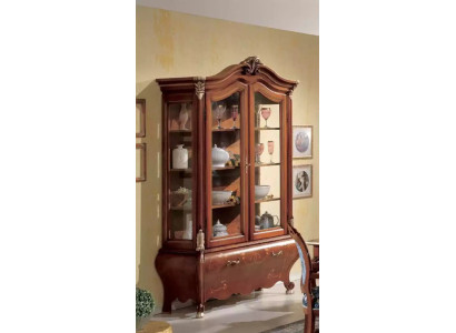 Luxury Wood Display case Sideboard Design Cabinets Brown Italian Furniture new